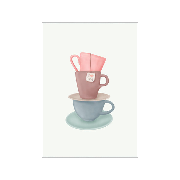 I Love TEA — Art print by Aminah Eleonora from Poster & Frame