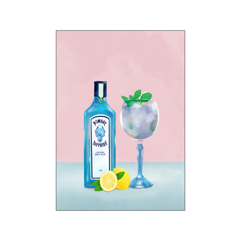 Gin Cocktail — Art print by Petra Lizde from Poster & Frame