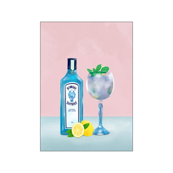 Gin Cocktail — Art print by Petra Lizde from Poster & Frame
