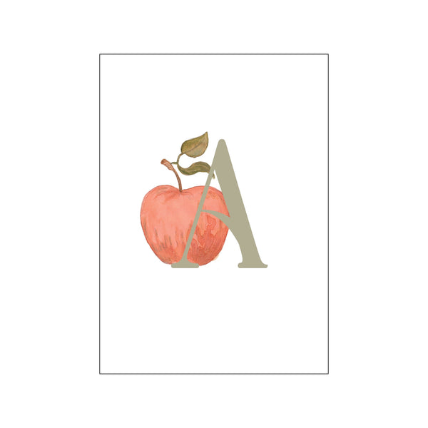 A-Apfel — Art print by Tiny Goods from Poster & Frame