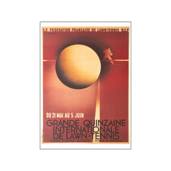 Grande Quinzaine Internationale De Lawn-Tennis — Art print by A. M. Cassandre from Poster & Frame