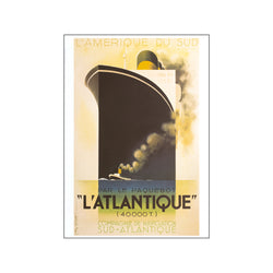 L'Antlantique — Art print by A. M. Cassandre from Poster & Frame