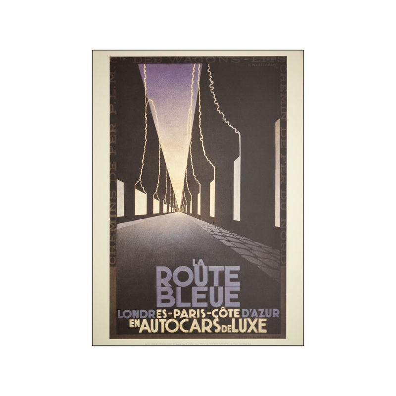 La route Bleue — Art print by A. M. Cassandre from Poster & Frame