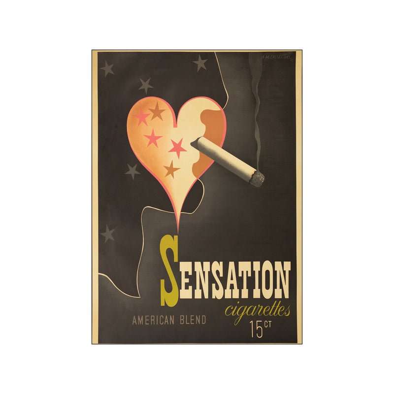 Sensation cigarettes — Art print by A.M. Cassandre from Poster & Frame
