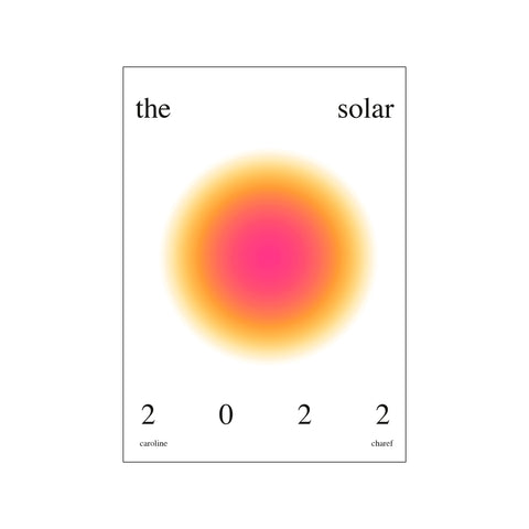 Solar — Art print by Caroline Charef from Poster & Frame