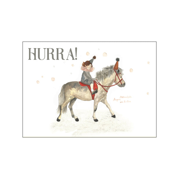 Hurra kort — Art print by Tiny Goods from Poster & Frame