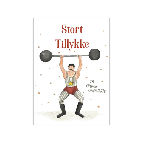 Tillykke kort — Art print by Tiny Goods from Poster & Frame