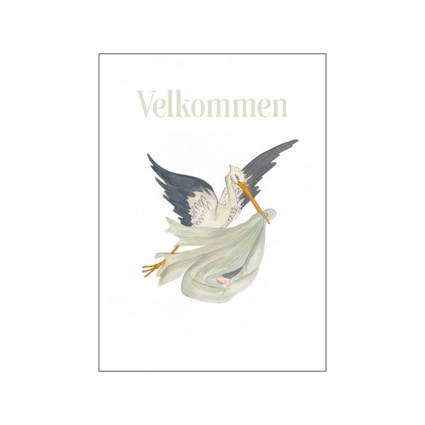 Velkommen kort — Art print by Tiny Goods from Poster & Frame