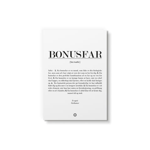 Bonusfar - Definiton - Art Card