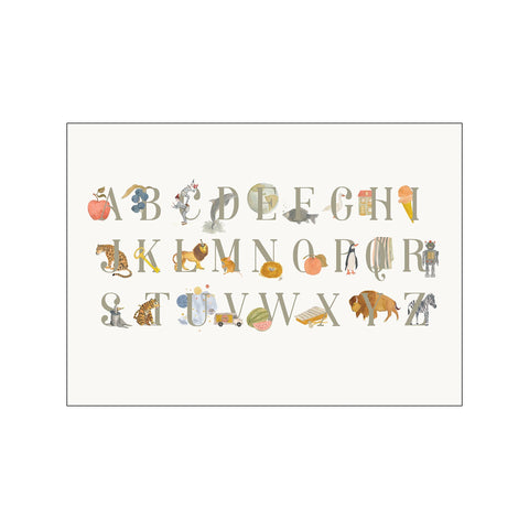 ABC English — Art print by Tiny Goods from Poster & Frame