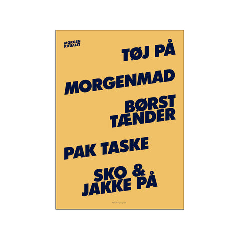 morgen ritualet — Art print by AM Copenhagen x The Bjerg Family from Poster & Frame