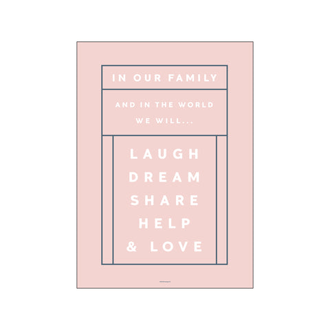 In Our Family #2 — Art print by AM Copenhagen x The Kragh Family from Poster & Frame