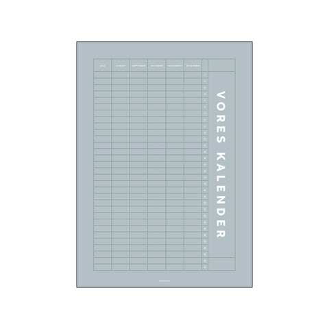 Vores Kalender #2 — Art print by AM Copenhagen x The Kragh Family from Poster & Frame