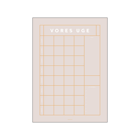 Vores Uge 4 Personer #2 — Art print by AM Copenhagen x The Kragh Family from Poster & Frame