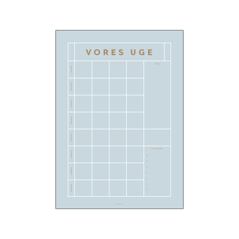 Vores Uge 4 Personer #3 — Art print by AM Copenhagen x The Kragh Family from Poster & Frame