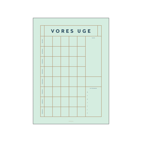 Vores Uge 5 Personer #5 — Art print by AM Copenhagen x The Kragh Family from Poster & Frame