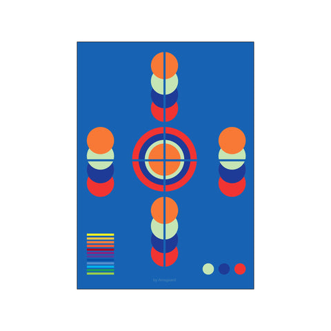 Blå — Art print by Jakob Amsgaard from Poster & Frame