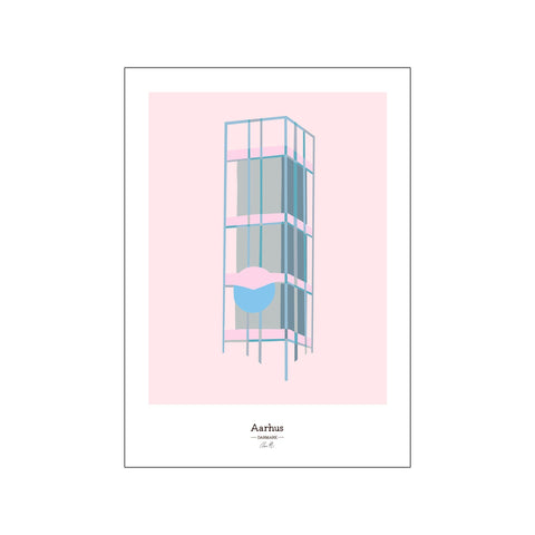 Aarhus Rådhus — Art print by PRYD Design from Poster & Frame