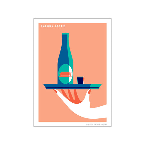 Aarhus-Sættet (Sommer Udgave) — Art print by Kristian Højland from Poster & Frame