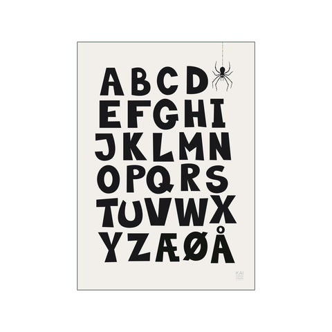 ABC Black — Art print by KAI Copenhagen from Poster & Frame