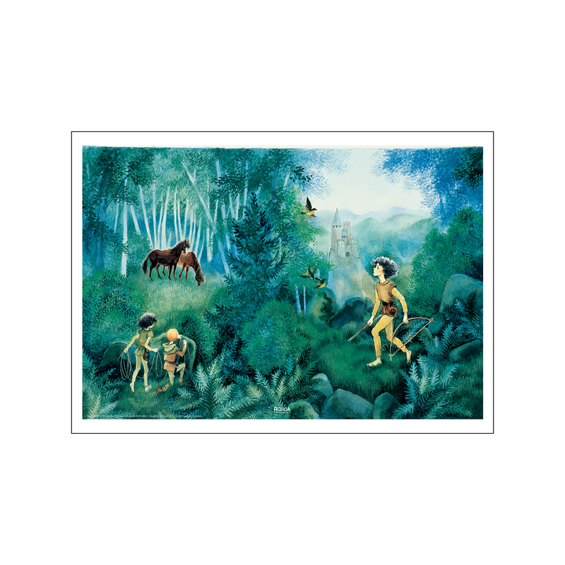 Adventure - Ronja The Robbers Daughter — Art print by Astrid Lindgren from Poster & Frame