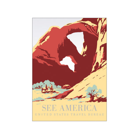 See America — Art print by Affordable Art Prints x Vintage Travel Poster from Poster & Frame
