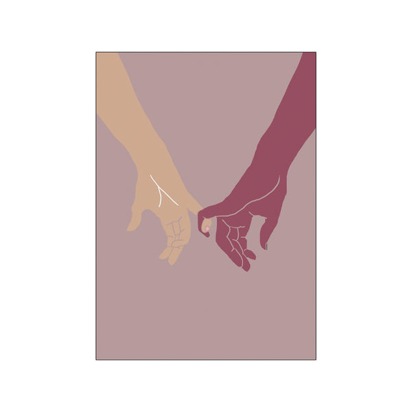Holding Hands — Art print by Affordable Art Prints from Poster & Frame