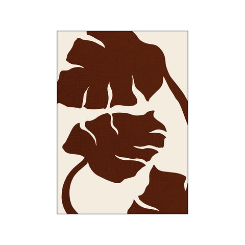 Monstera- Canvas Brown