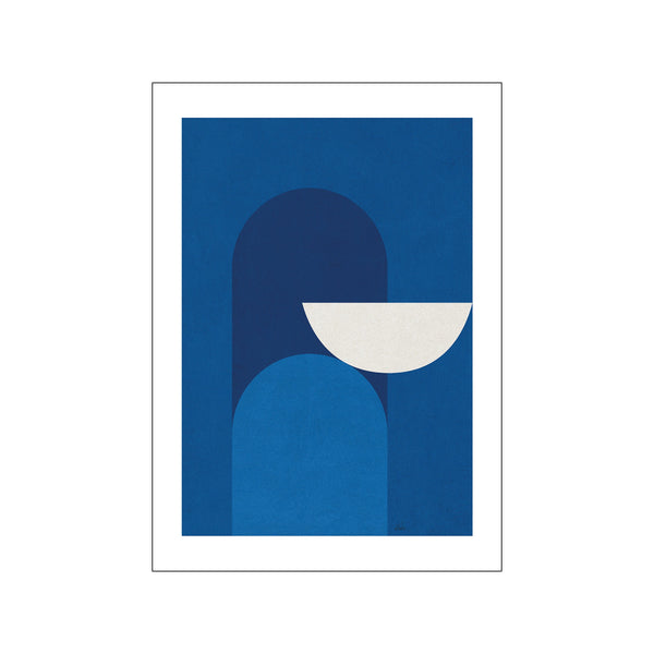 Abstract Blue — Art print by The Poster Club x Alexandra Papadimouli from Poster & Frame