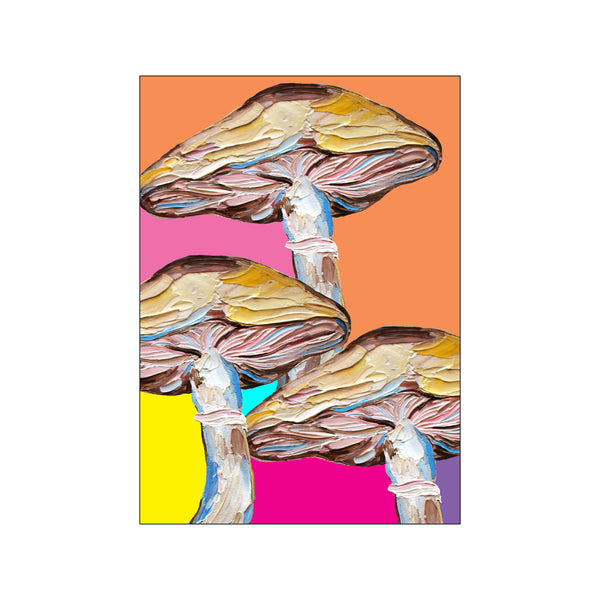 Psychedelic Mushrooms — Art print by Alice Straker from Poster & Frame