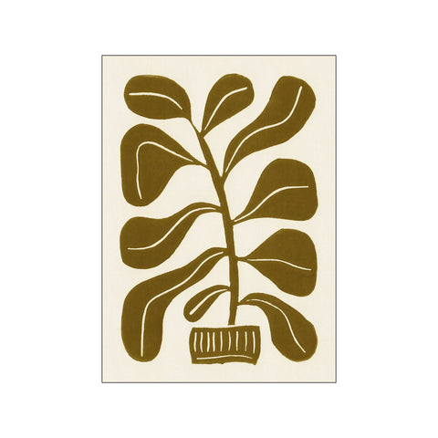 Linocut Houseplant #2 — Art print by Alisa Galitsyna from Poster & Frame