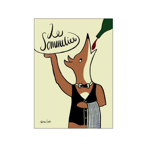 Le Sommelier — Art print by Alma Gade from Poster & Frame