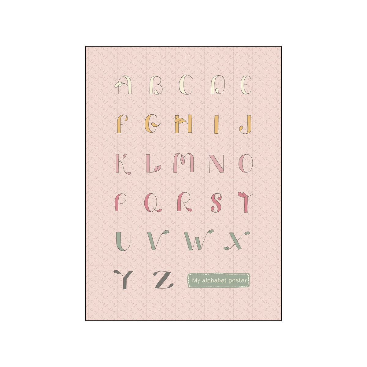 Alphabet – Poster & Frame Art Group