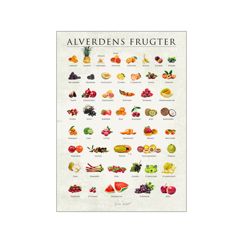 Alverdens frugter — Art print by Simon Holst from Poster & Frame