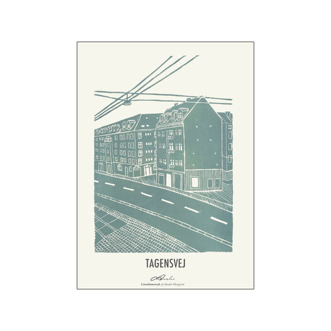 Tagensvej — Art print by Amalie Hovgesen from Poster & Frame