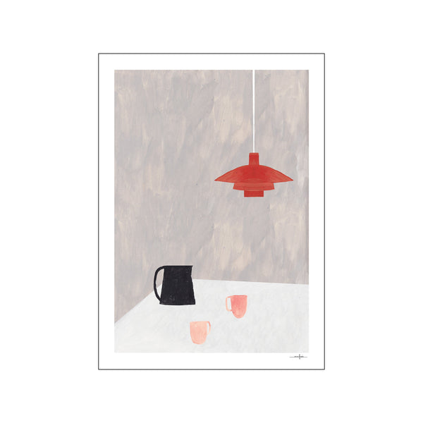 Orange Pendant — Art print by The Poster Club x Ana Frois from Poster & Frame