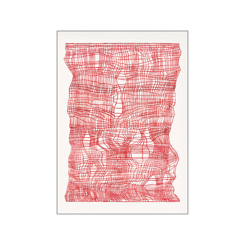 Timeline - Red — Art print by The Poster Club x Ana Frois from Poster & Frame