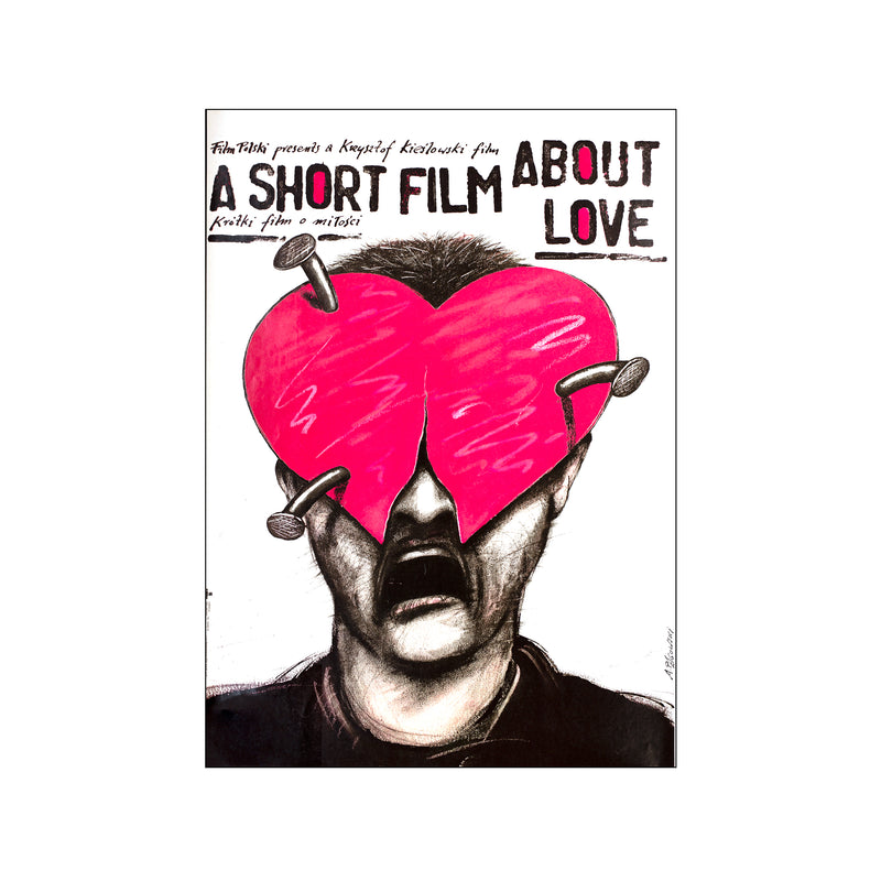 A Short Film About Love - Krótki film o miłości — Art print by Andrzej Pagowski from Poster & Frame