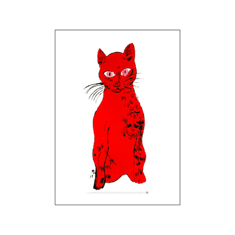 Cat Red — Art print by Andy Warhol from Poster & Frame