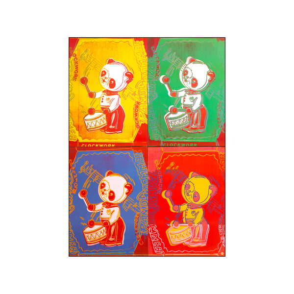 Four Pandas - Toy Painting — Art print by Andy Warhol from Poster & Frame