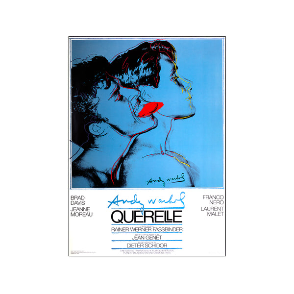 Querelle Blue — Art print by Andy Warhol from Poster & Frame