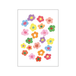 Rainbow Daisies — Art print by Ania Zwara from Poster & Frame