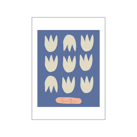 Blue Tulips — Art print by The Poster Club x Anna Mörner from Poster & Frame