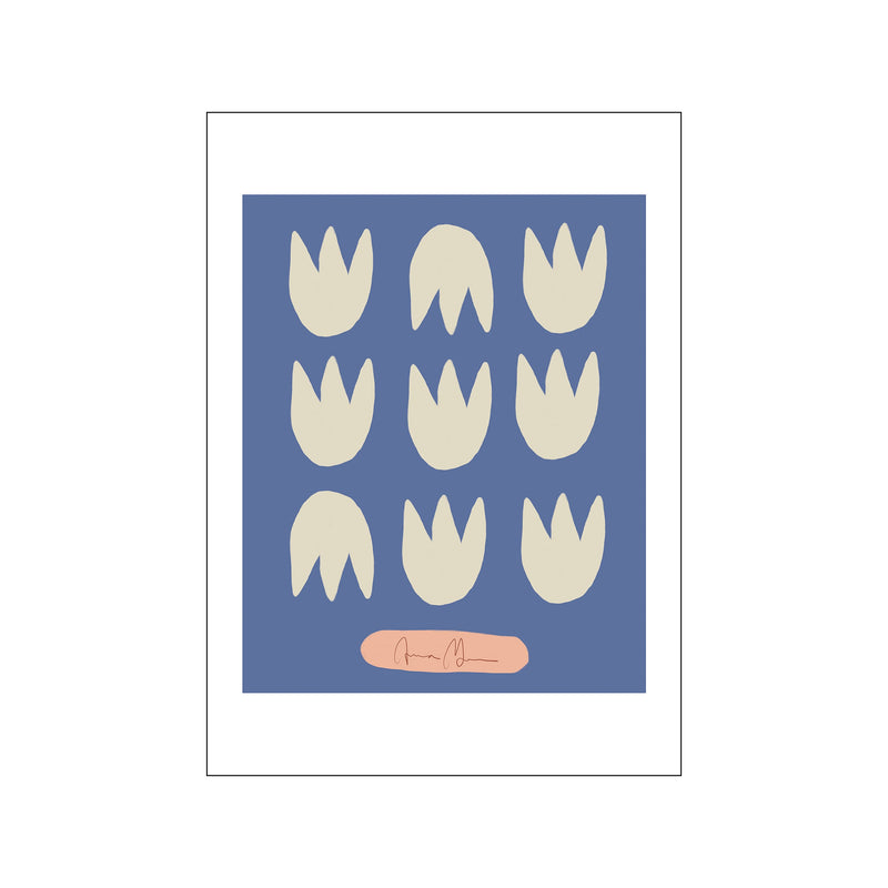 Blue Tulips — Art print by The Poster Club x Anna Mörner from Poster & Frame