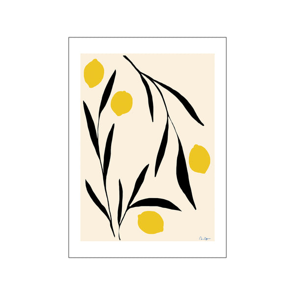 Lemon — Art print by The Poster Club x Anna Mörner from Poster & Frame