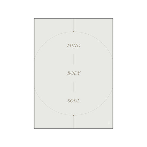 Mind Body soul — Art print by A Love Story by Anne Mark Møller from Poster & Frame