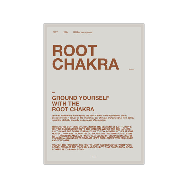 Root Chakra — Art print by A Love Story by Anne Mark Møller from Poster & Frame