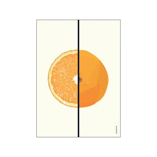 Appelsin Plakat — Art print by bylindhardt from Poster & Frame