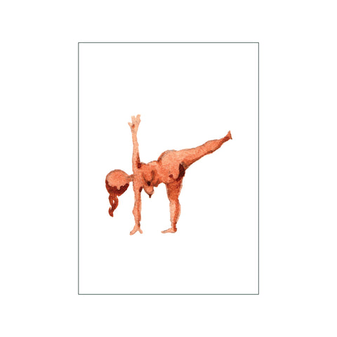 Ardha Chandrasana — Art print by Yoga Prints from Poster & Frame