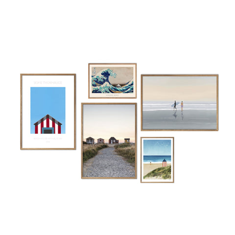 Coastal Summer Art Wall